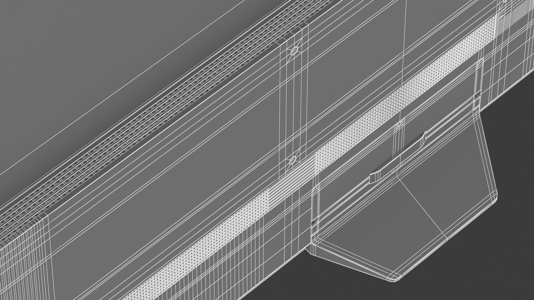 LG OLED TV B3 77 inch 4K Smart TV Self Lit OLED Pixels 3D model_38