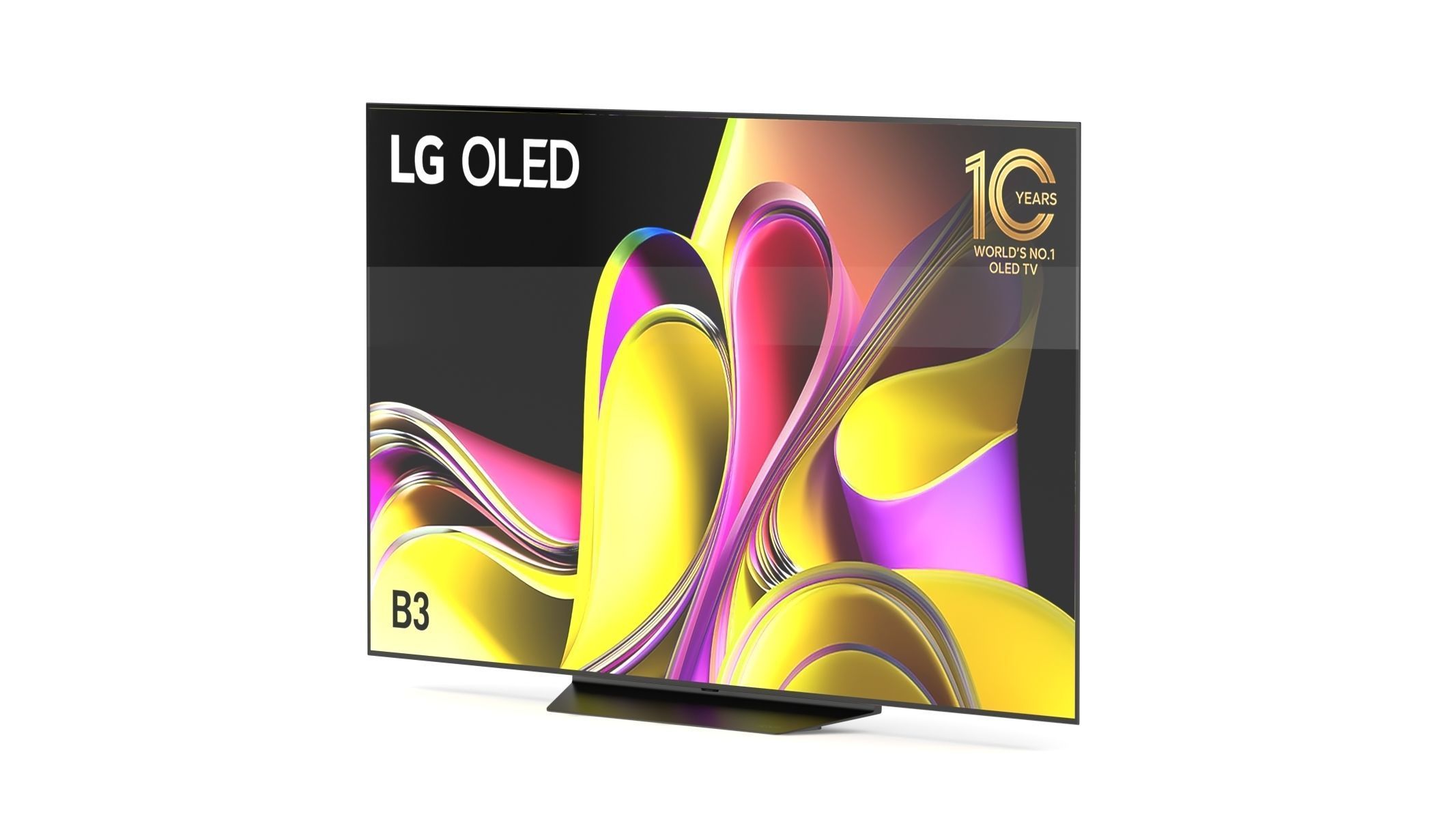 LG OLED TV B3 77 inch 4K Smart TV Self Lit OLED Pixels 3D model_1