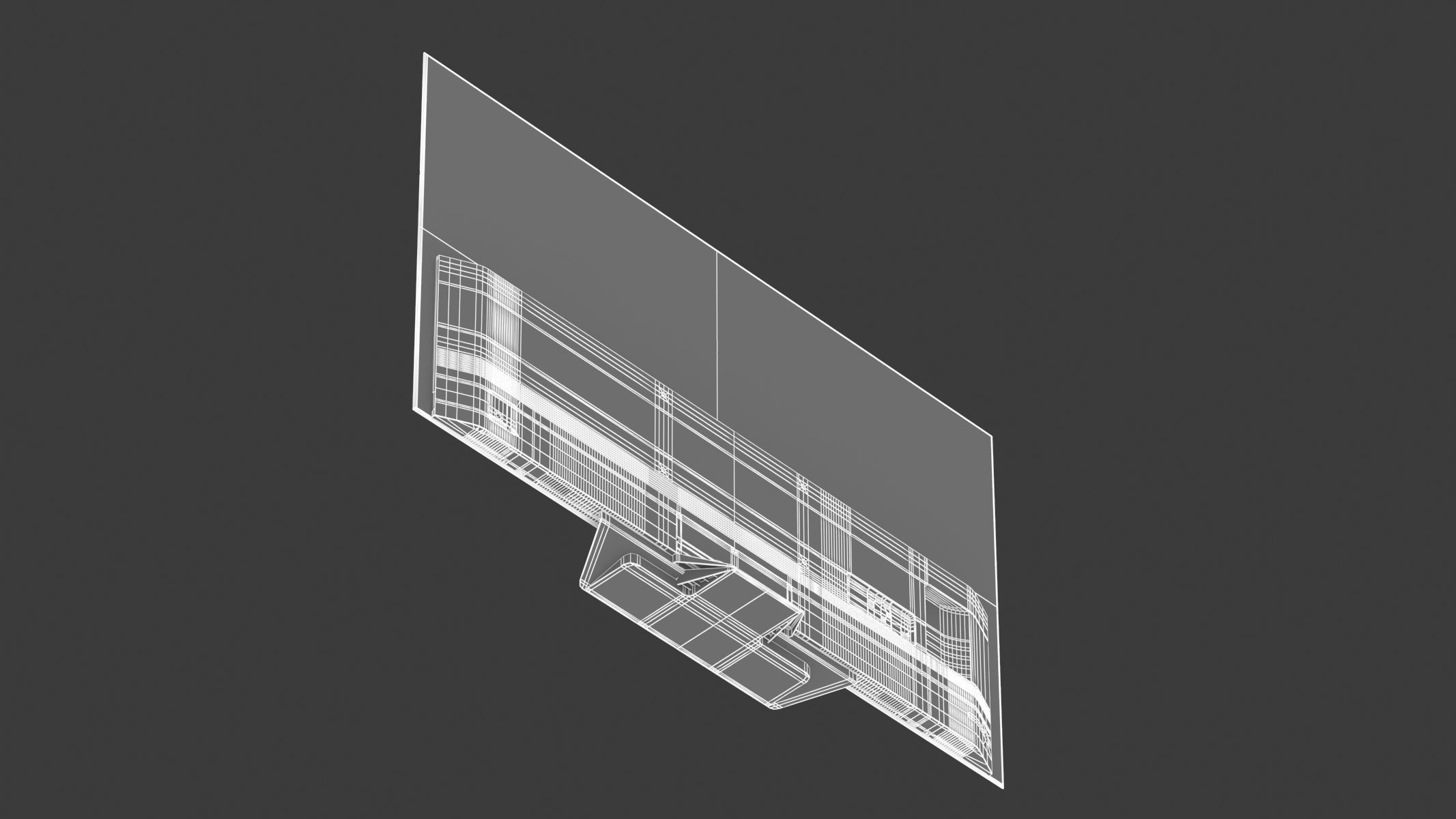 LG OLED TV B3 77 inch 4K Smart TV Self Lit OLED Pixels 3D model_29