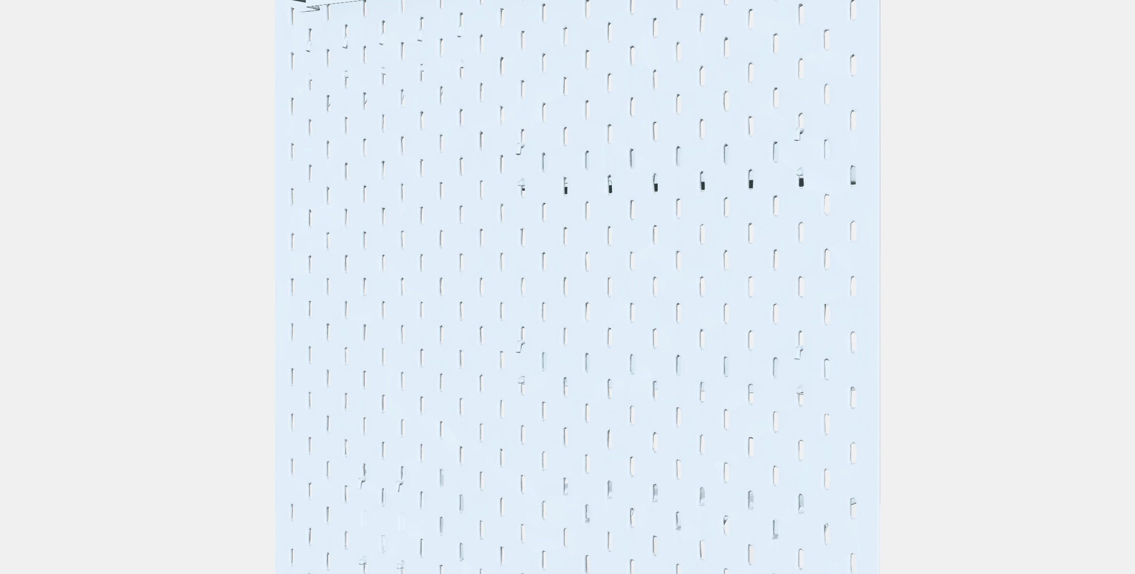 SKADIS Pegboard combination Low-poly 3D model_6