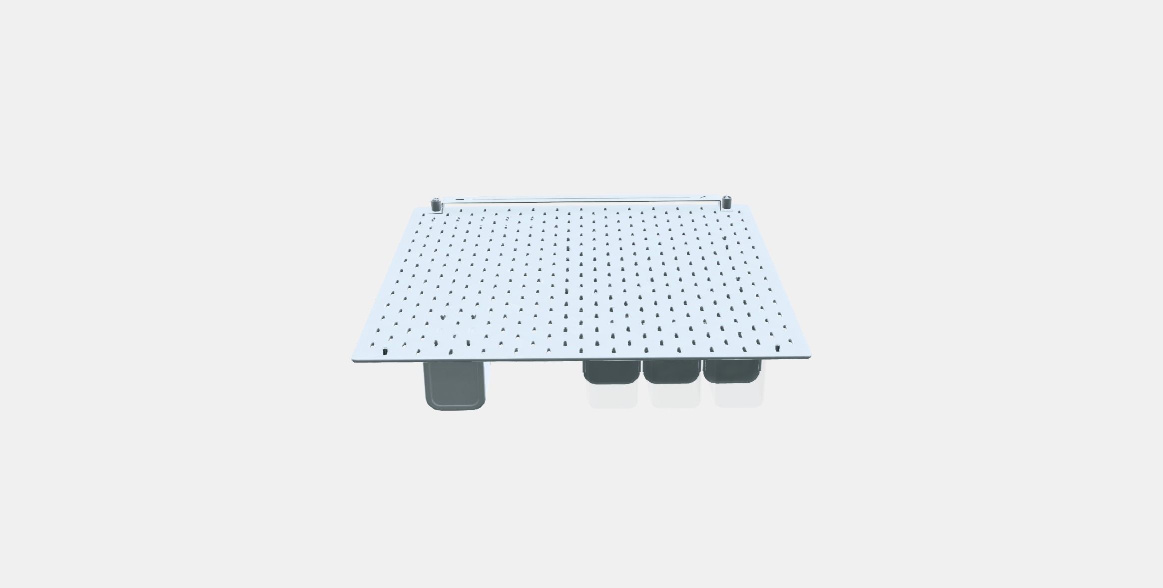 SKADIS Pegboard combination Low-poly 3D model_7