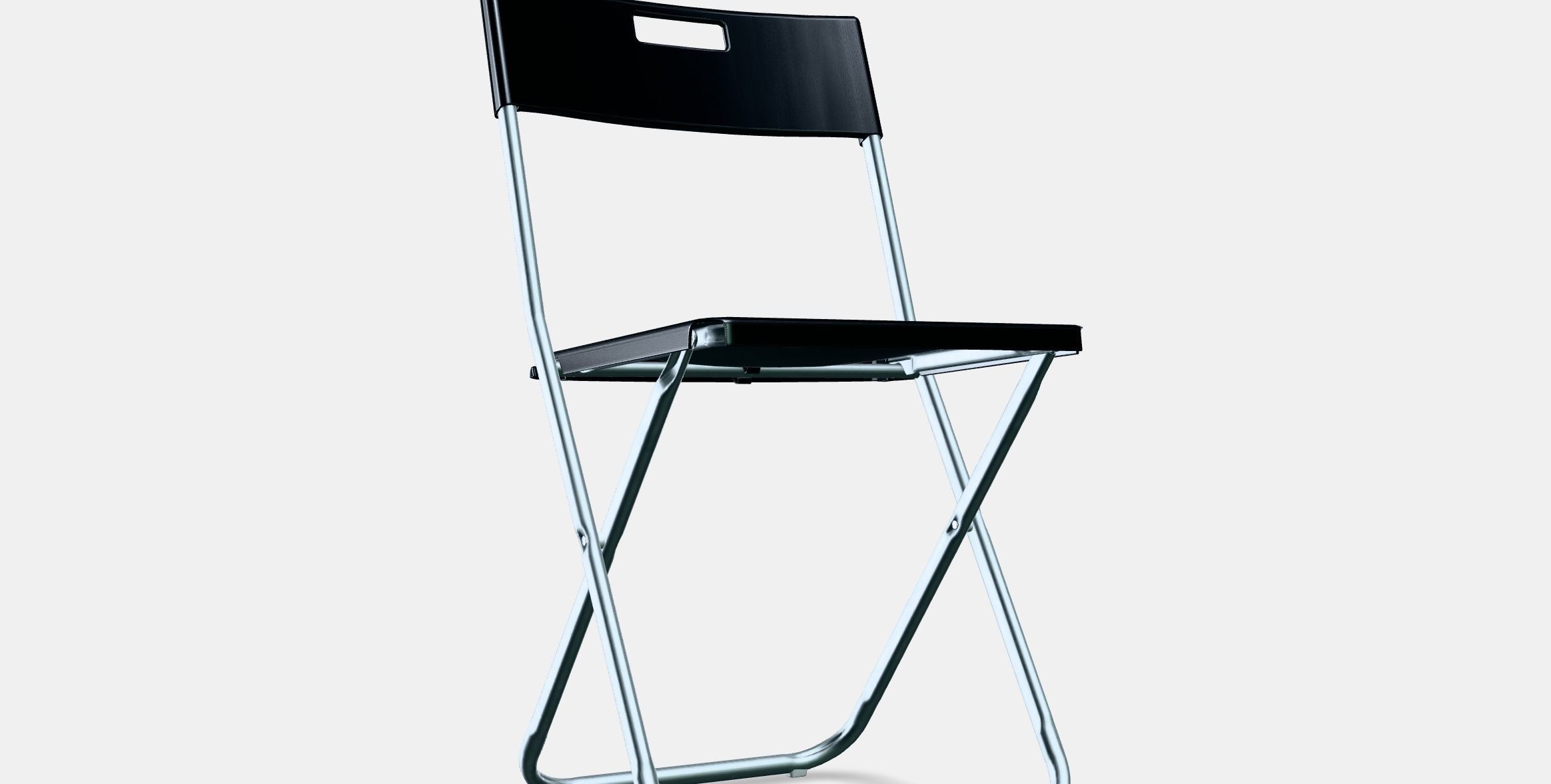 GUNDE Folding Chair Low-poly 3D model_9