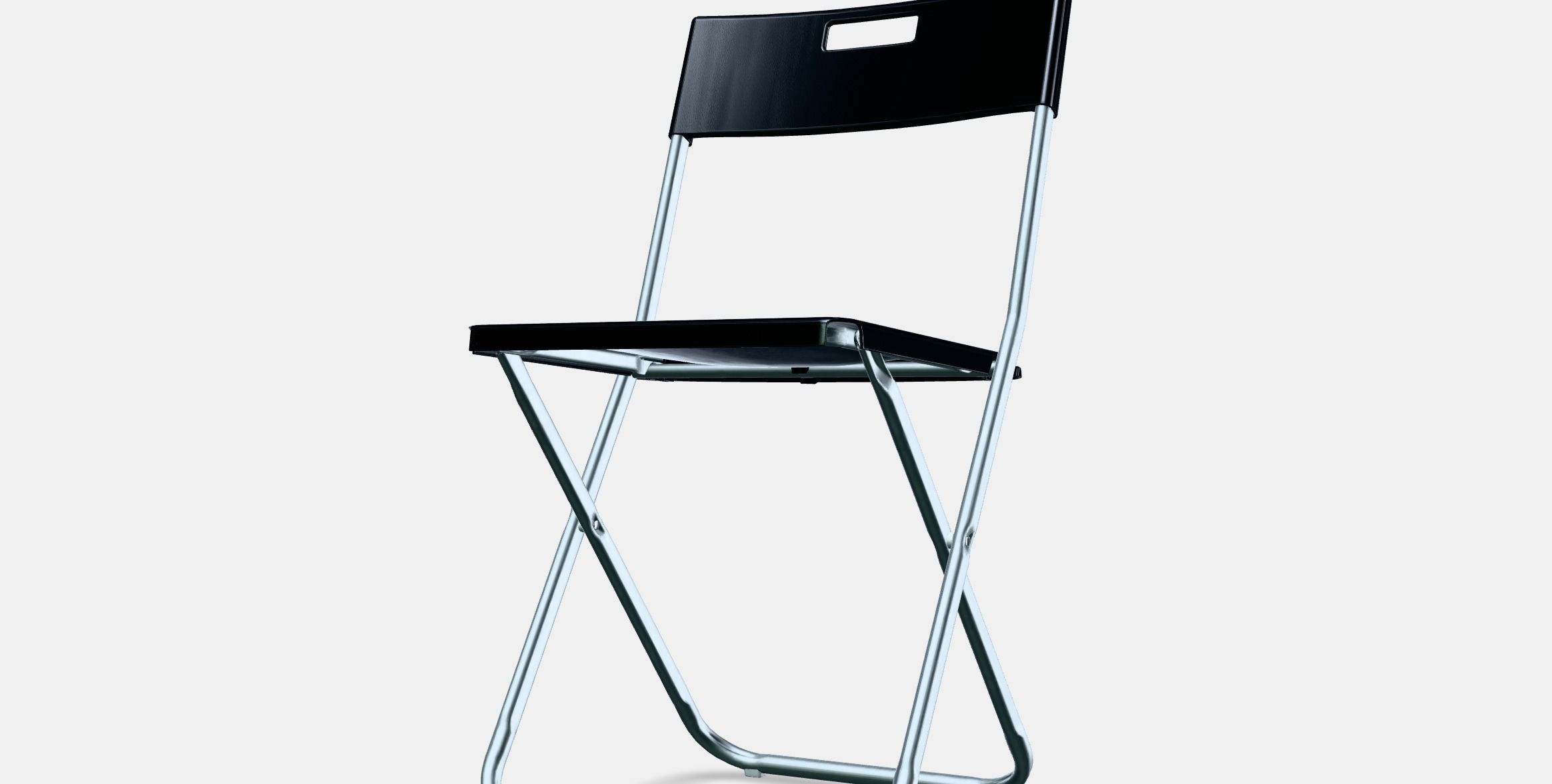 GUNDE Folding Chair Low-poly 3D model_13