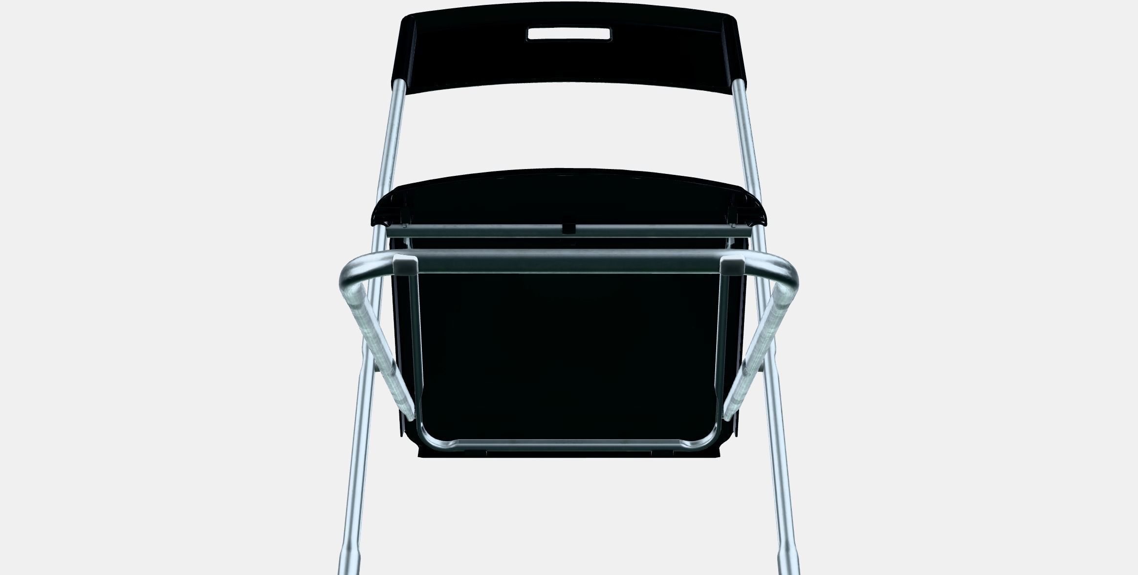 GUNDE Folding Chair Low-poly 3D model_7