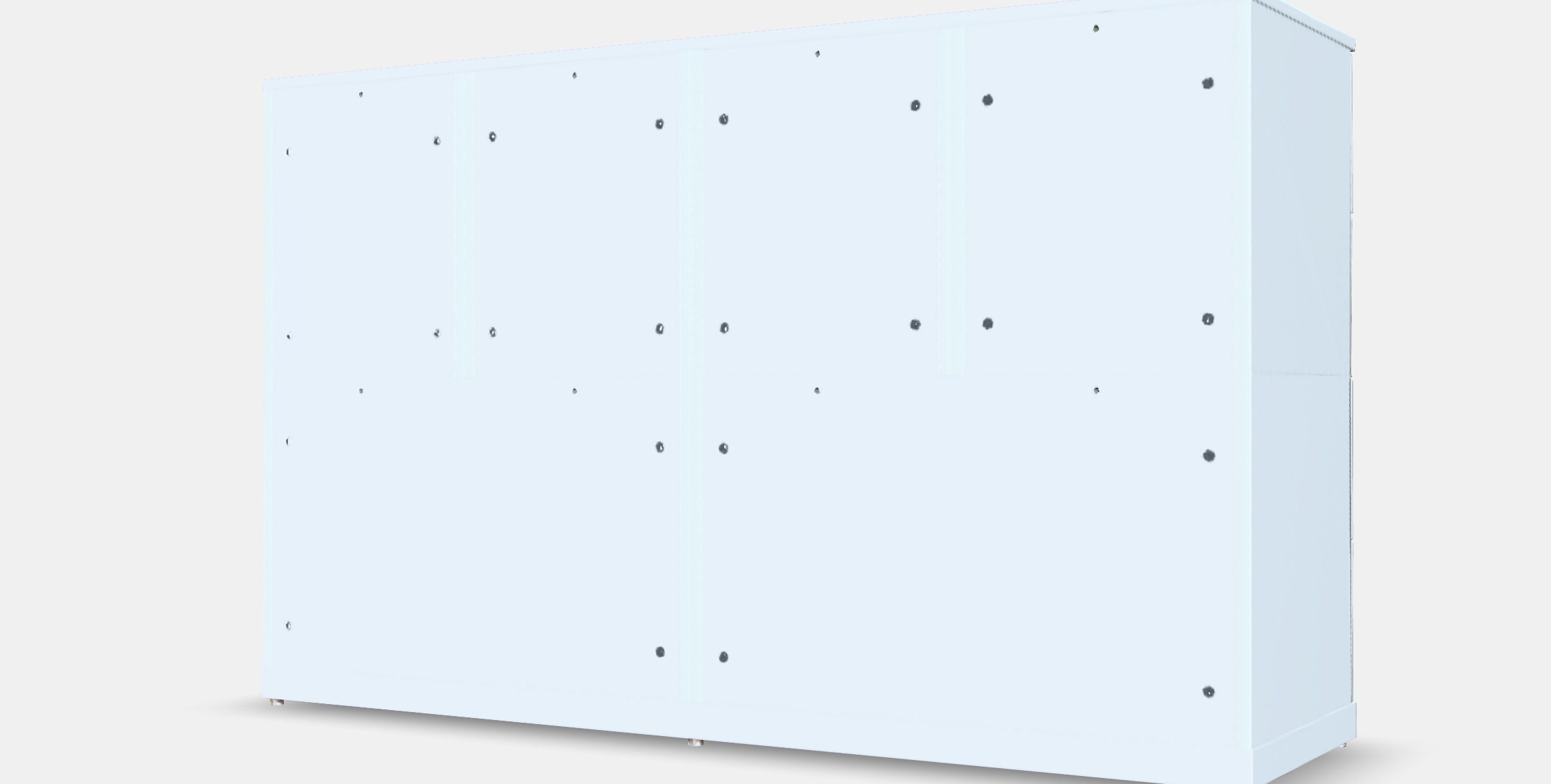 NORDLI Loading crate with 12 drawers Low-poly 3D model_6