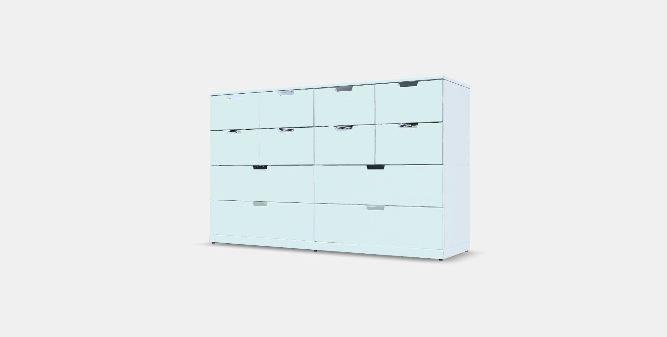 NORDLI Loading crate with 12 drawers Low-poly 3D model_12