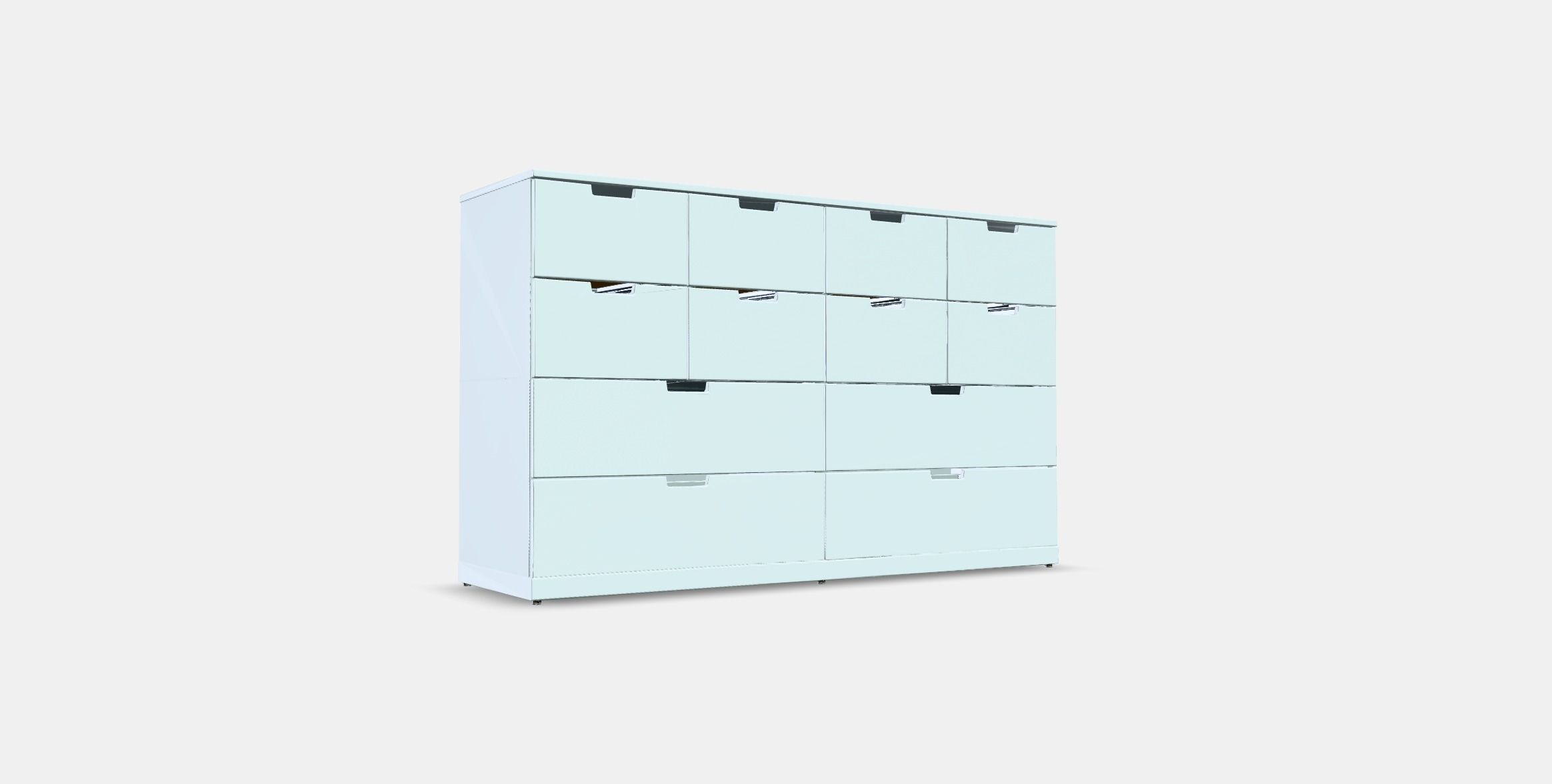 NORDLI Loading crate with 12 drawers Low-poly 3D model_2