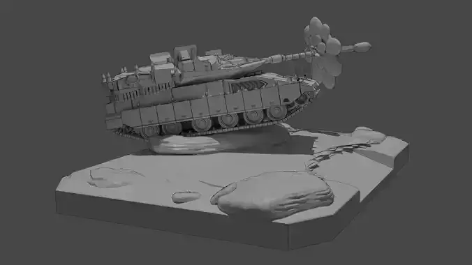 IDF Merkava mk4 Diorama