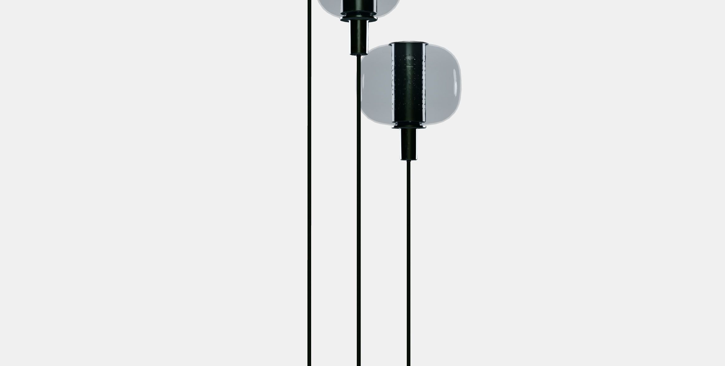 HOGVIND Ceiling lamp for 3 lamps Low-poly 3D model_11