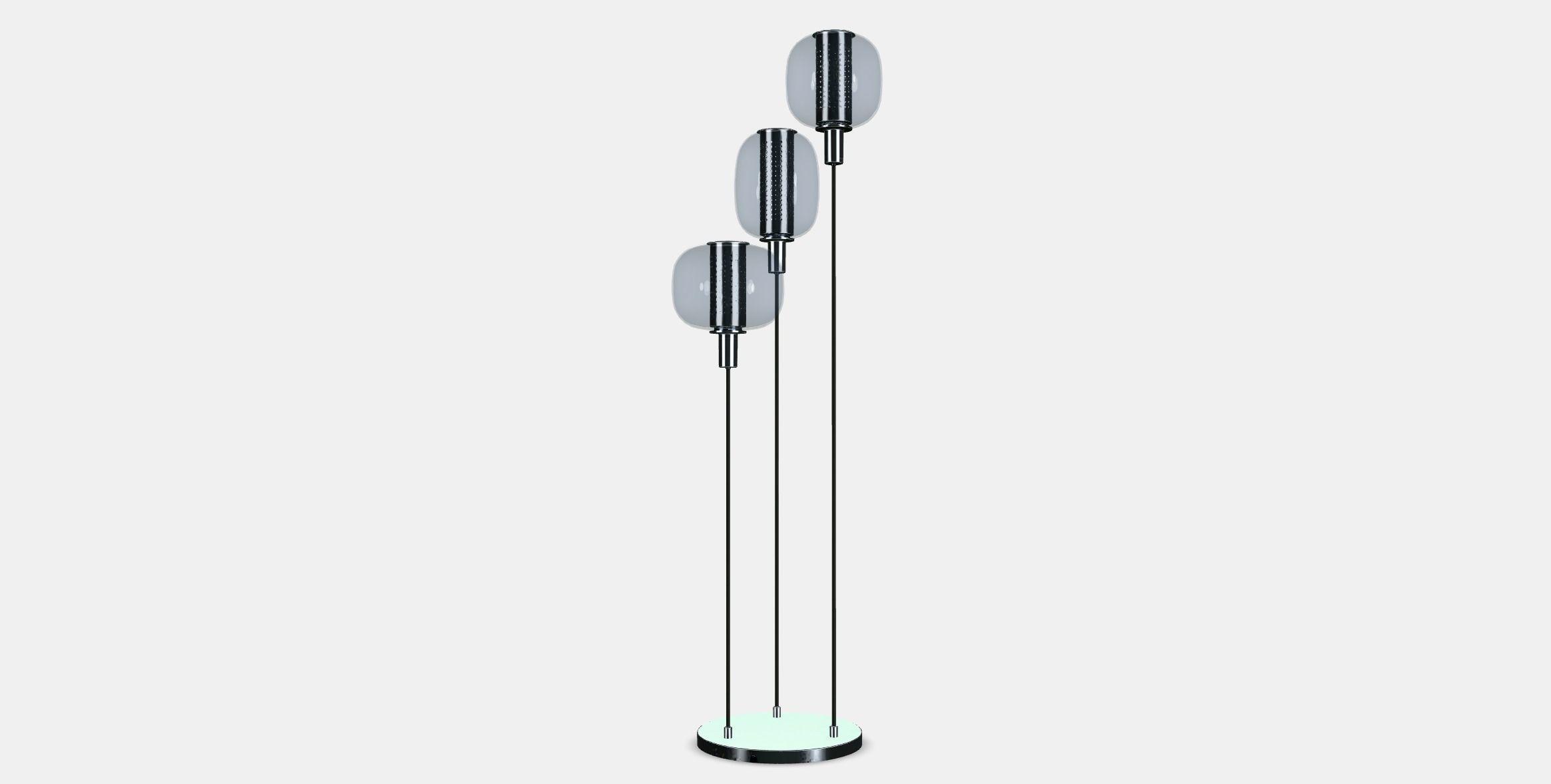 HOGVIND Ceiling lamp for 3 lamps Low-poly 3D model_14
