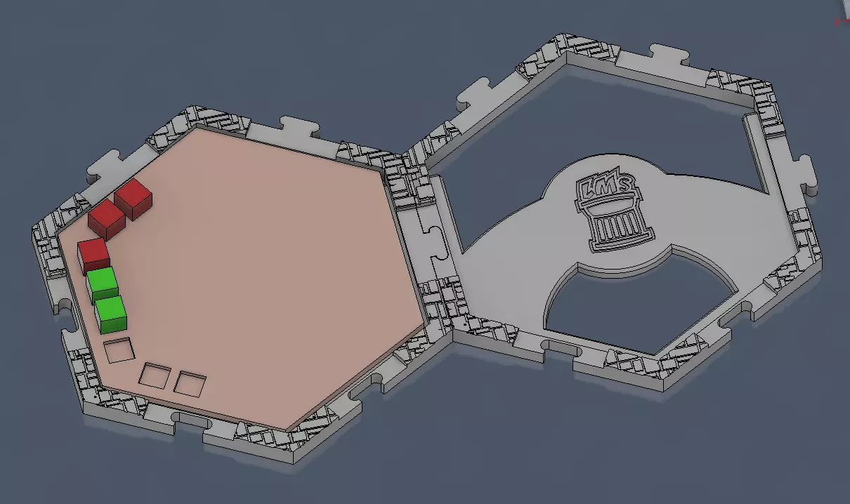 Black Rose Wars tile holder 3D print model