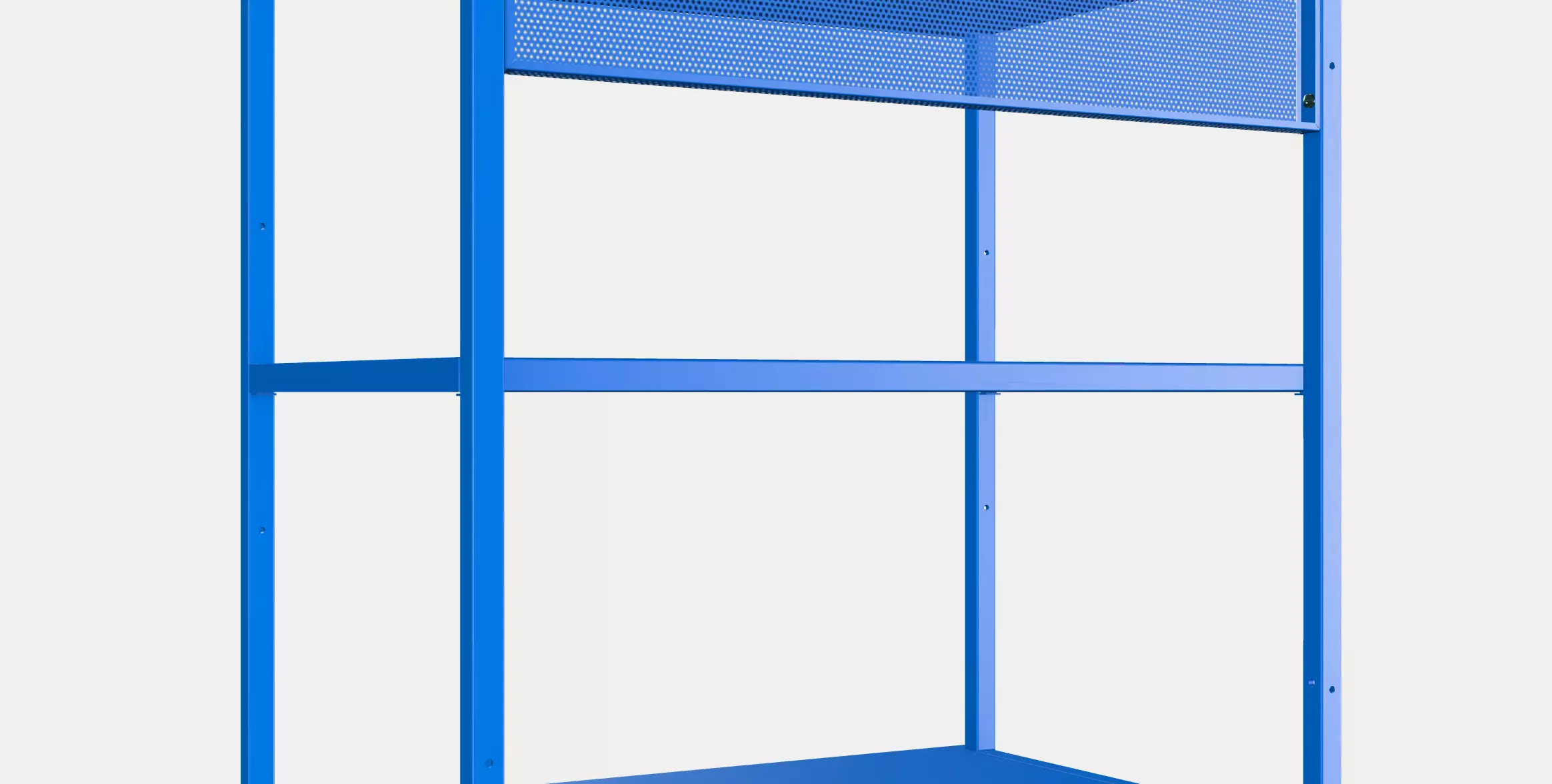 PLATSA Open element with shelves Low-poly 3D model_0