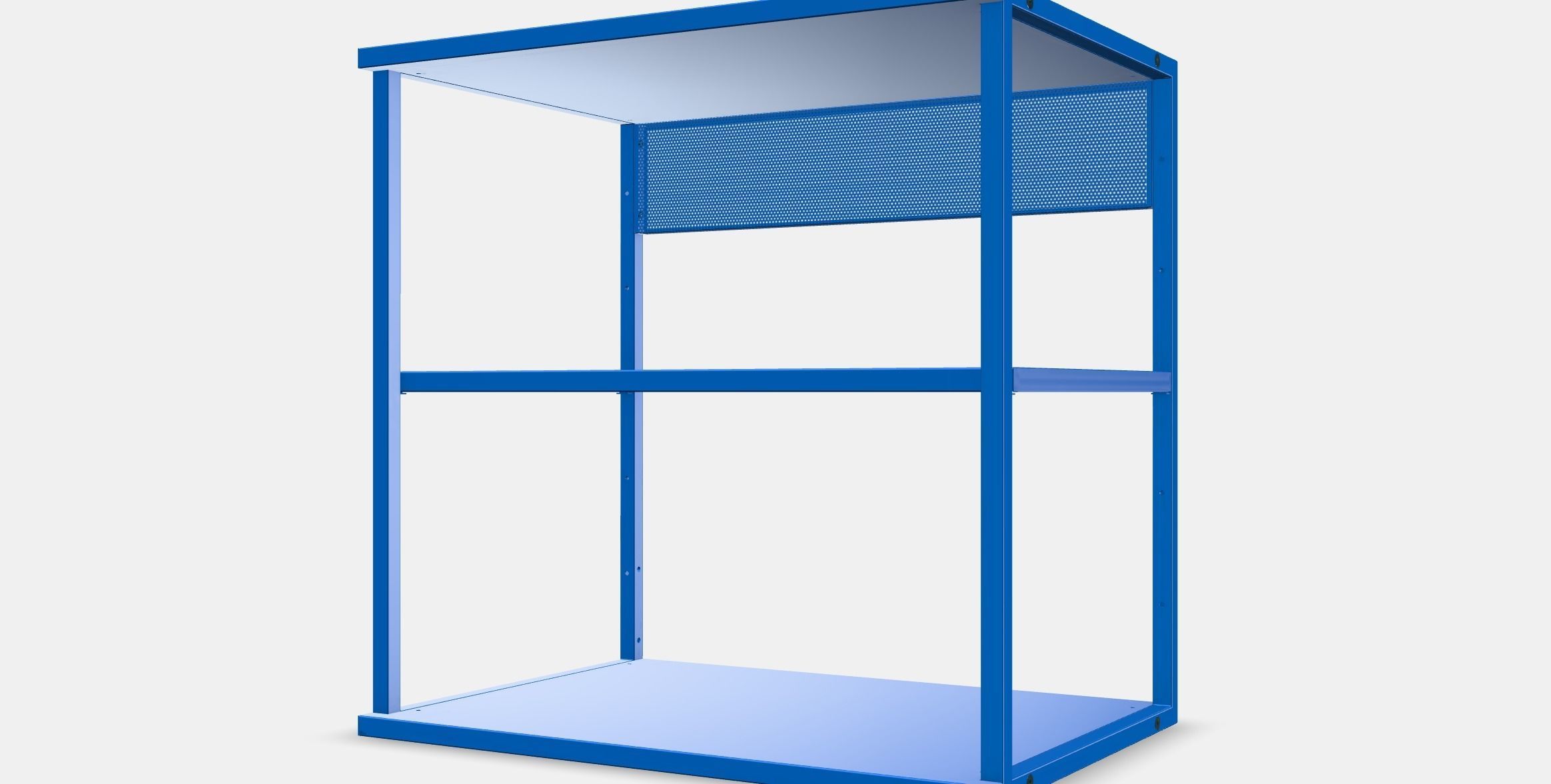 PLATSA Open element with shelves Low-poly 3D model_13