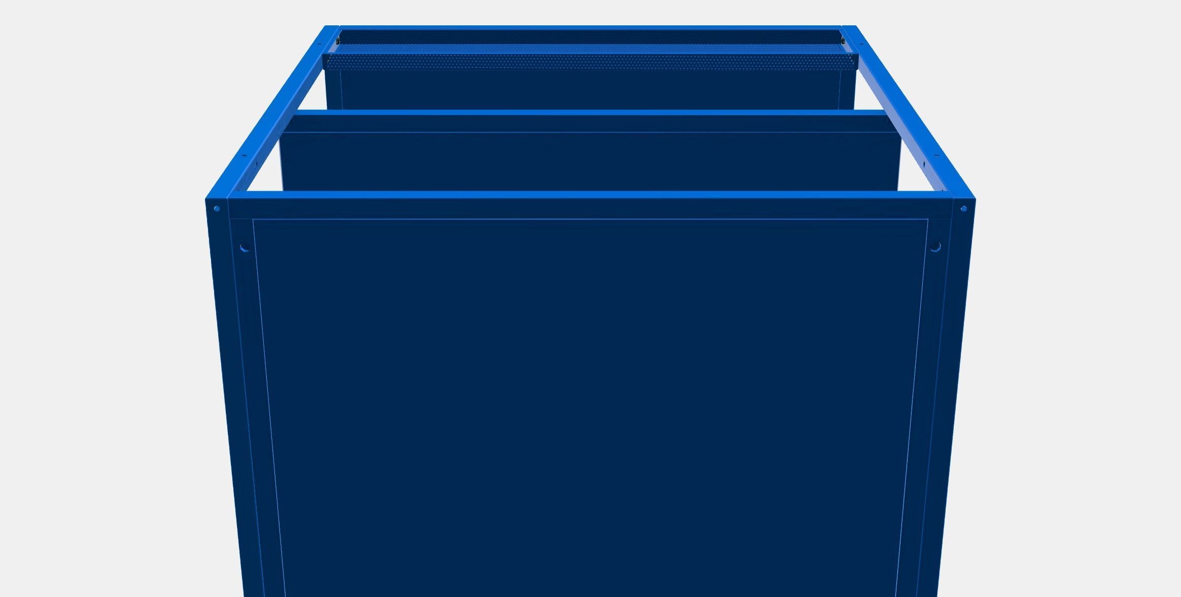 PLATSA Open element with shelves Low-poly 3D model_8