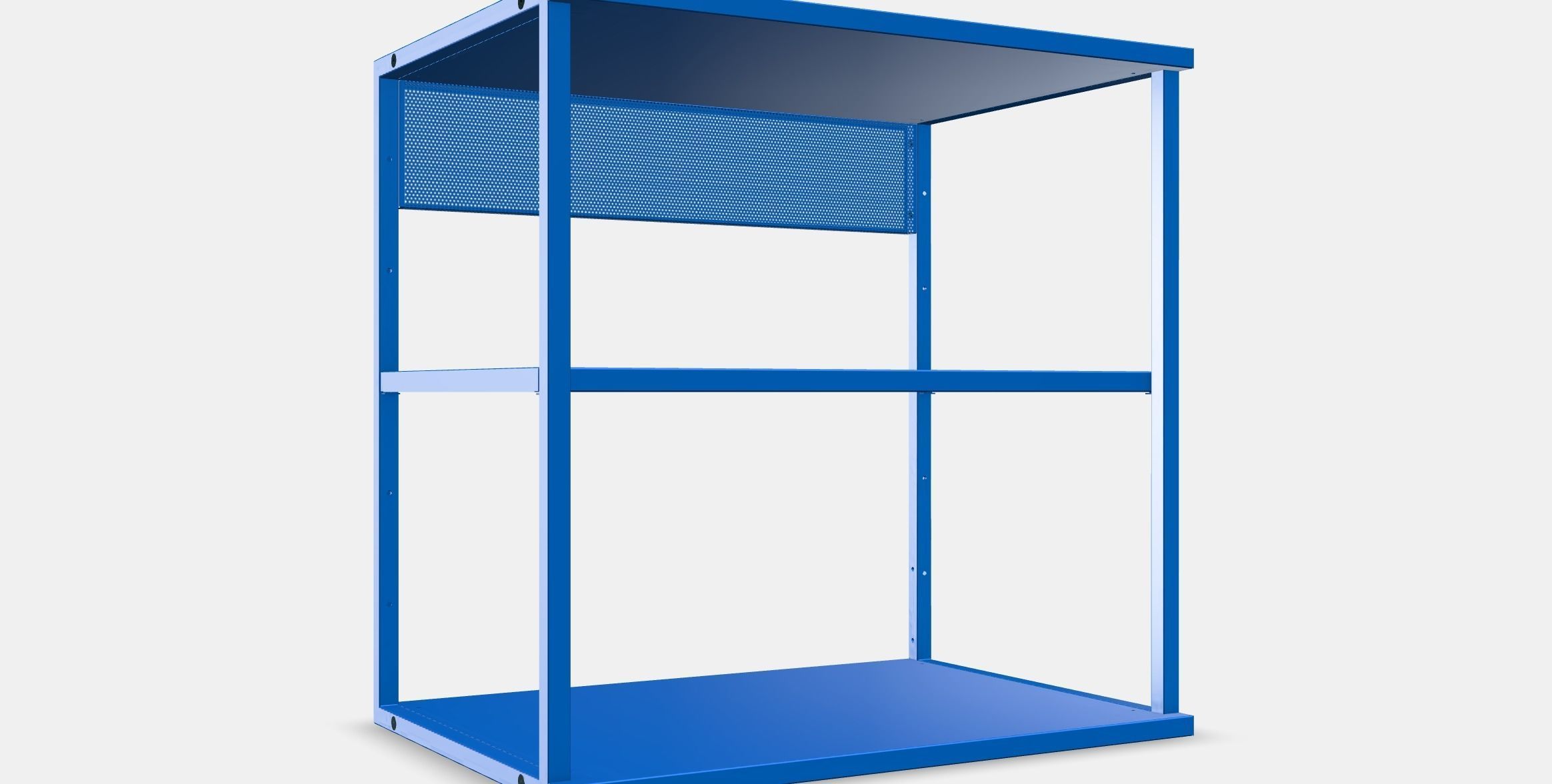 PLATSA Open element with shelves Low-poly 3D model_9