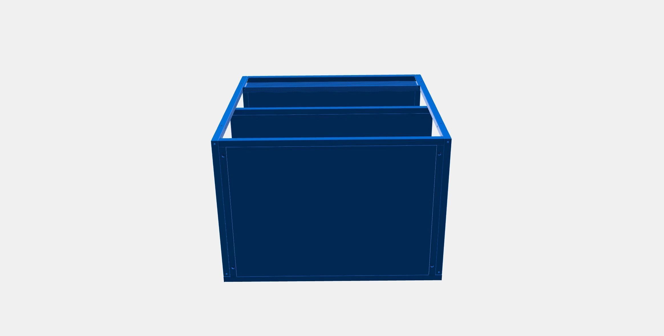 PLATSA Open element with shelves Low-poly 3D model_6