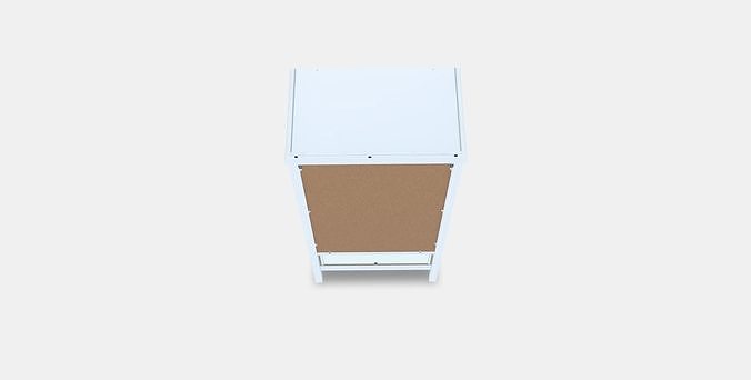 SUNDVIK Wardrobe 2 Low-poly 3D model