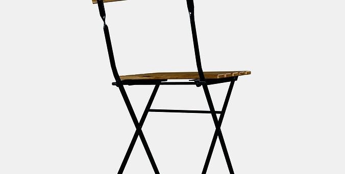 TARNO Terne Outdoor Chair Low-poly 3D model 6