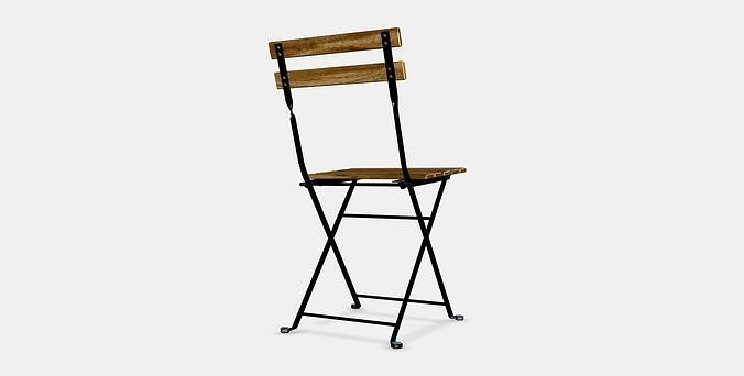TARNO Terne Outdoor Chair Low-poly 3D model 4