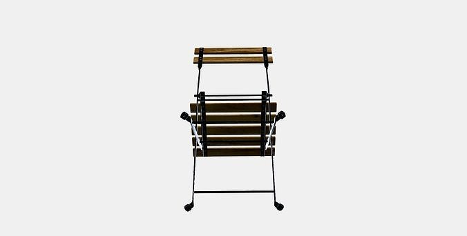 TARNO Terne Outdoor Chair Low-poly 3D model 7