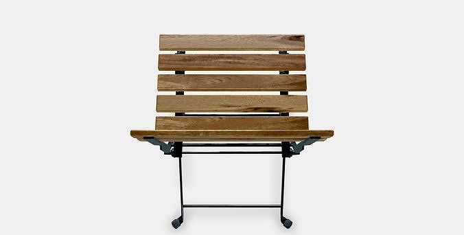 TARNO Terne Outdoor Chair Low-poly 3D model 5
