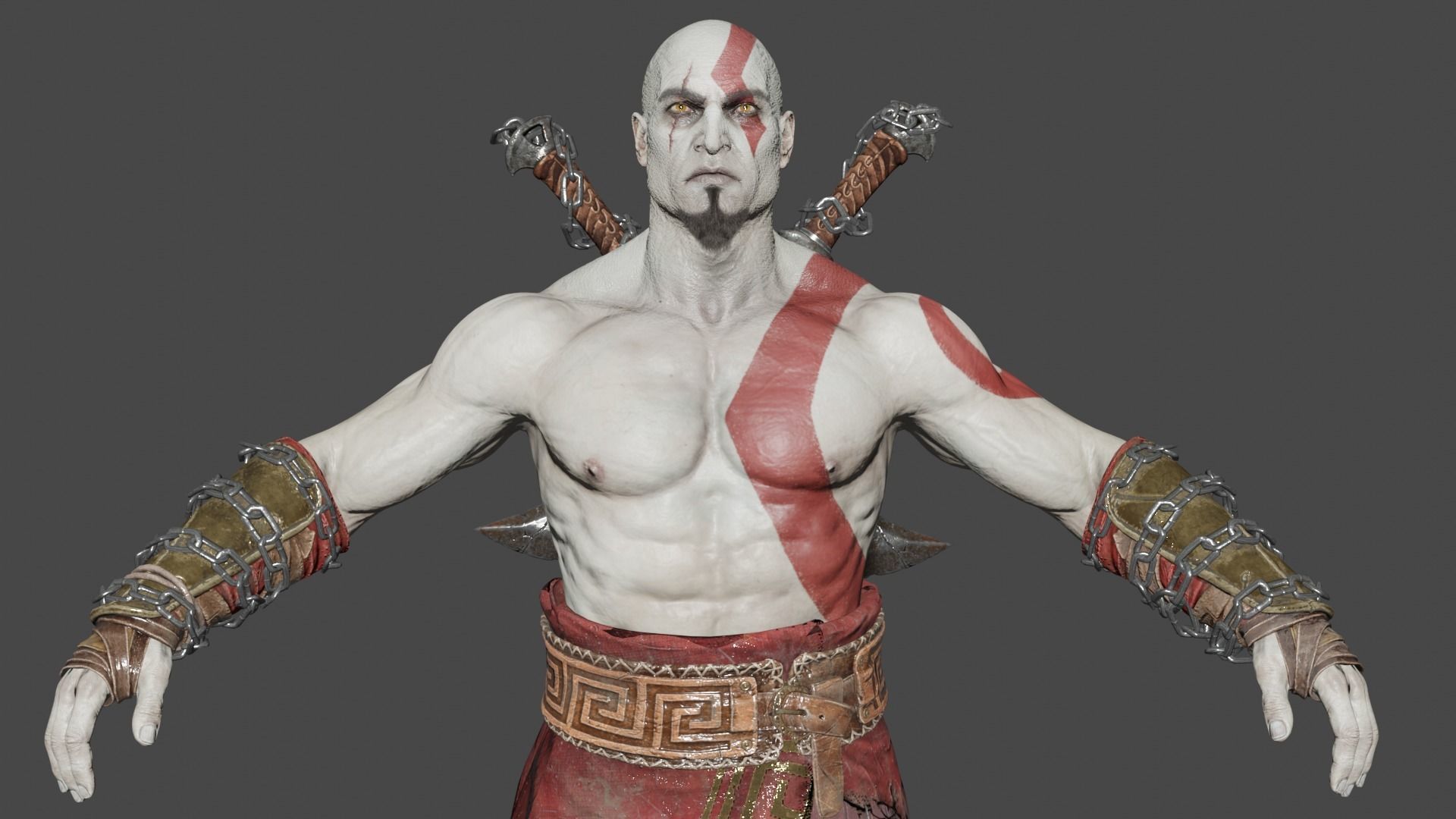 Kratos 3D model_1