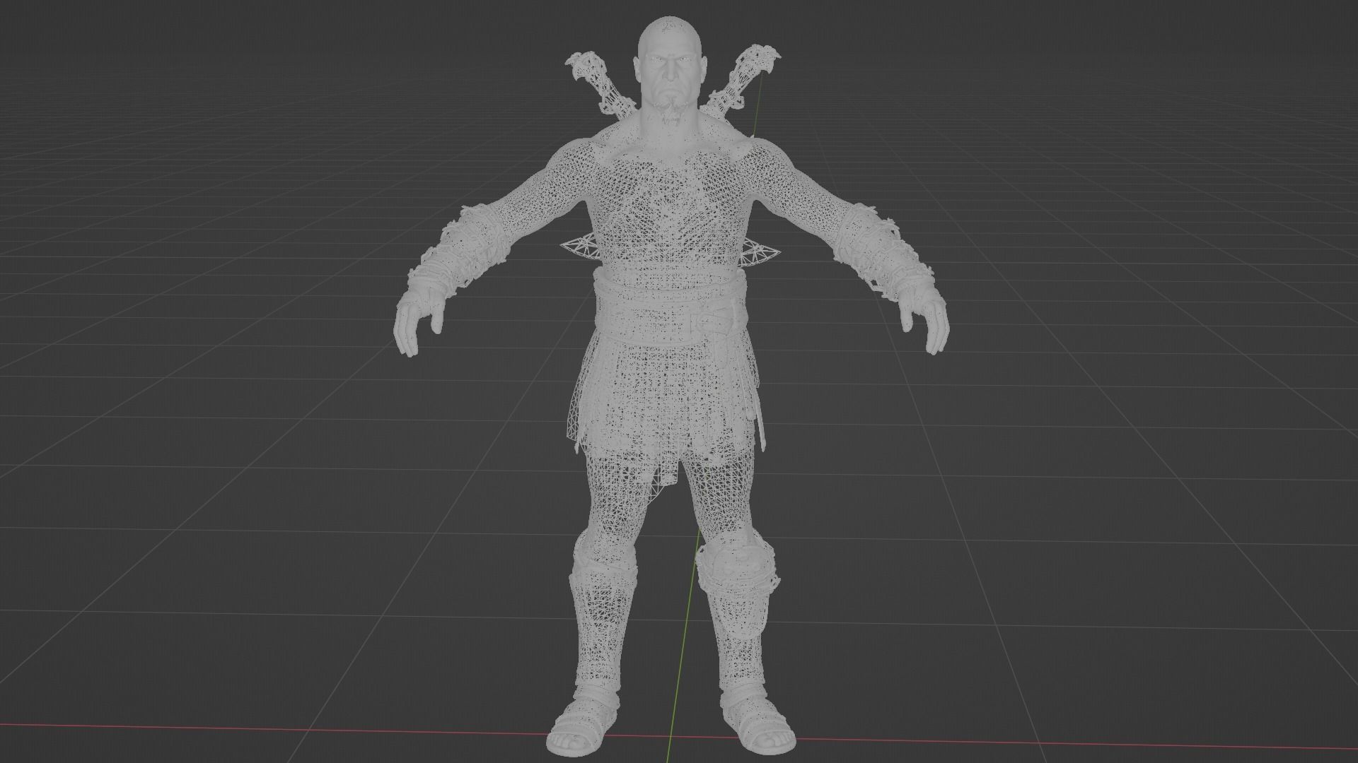 Kratos 3D model_6