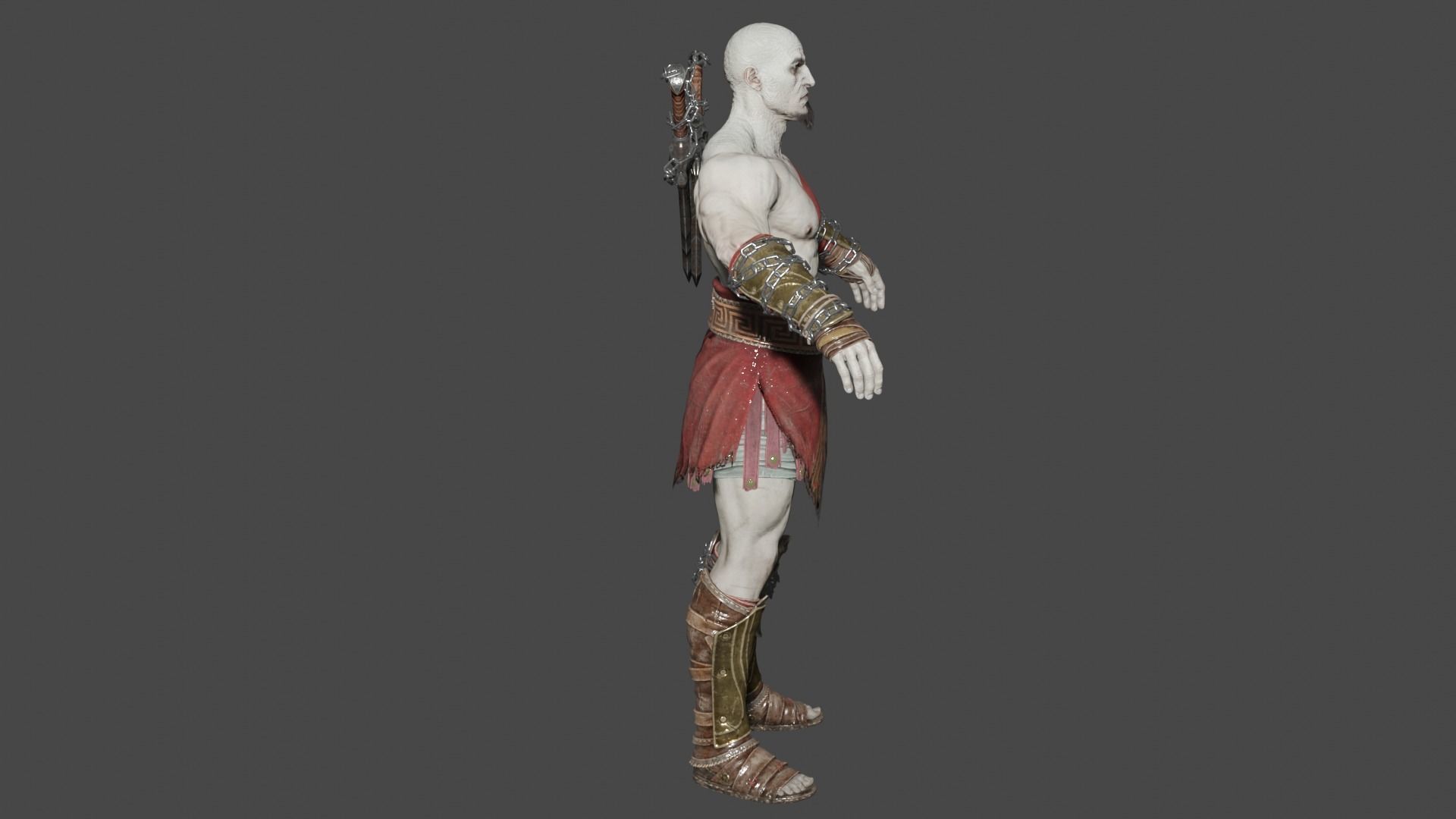 Kratos 3D model_2