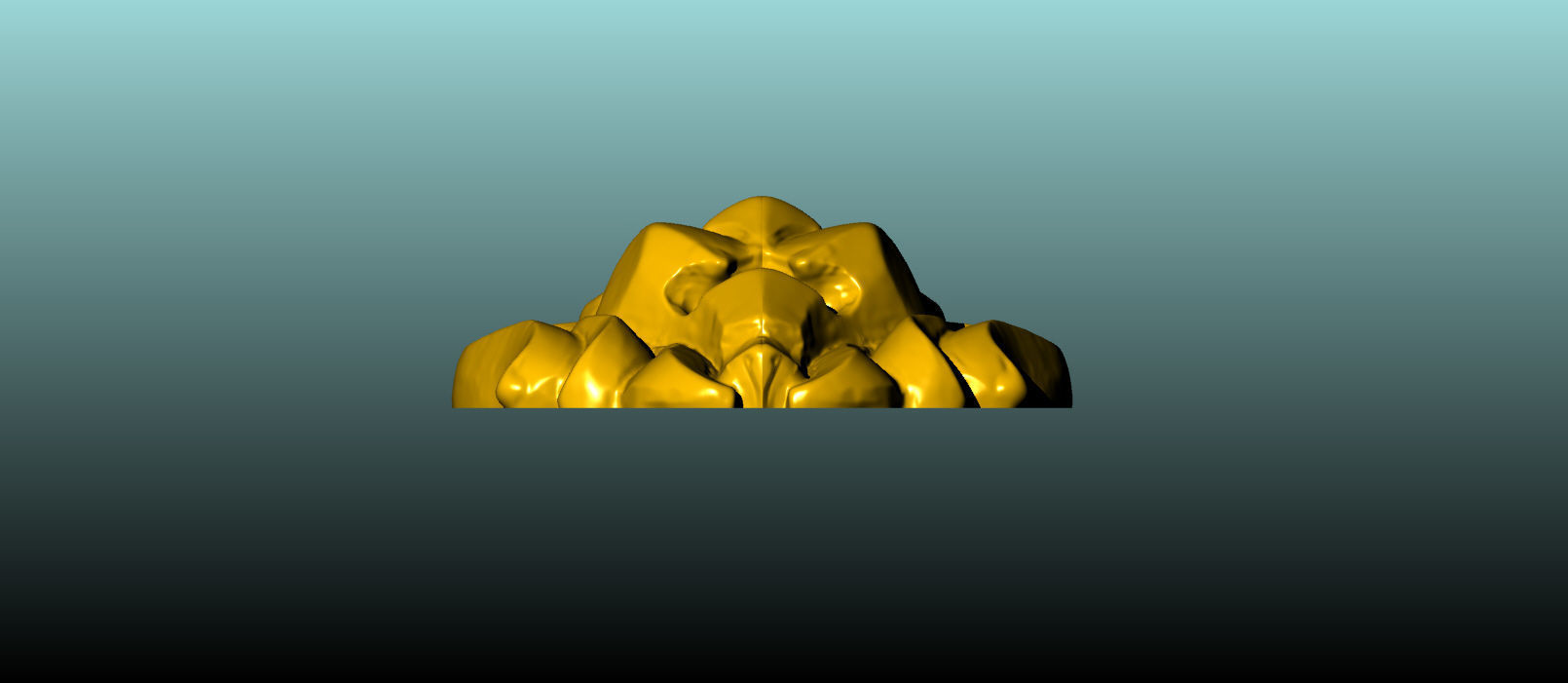 lion talisman pendant 3D print model_1