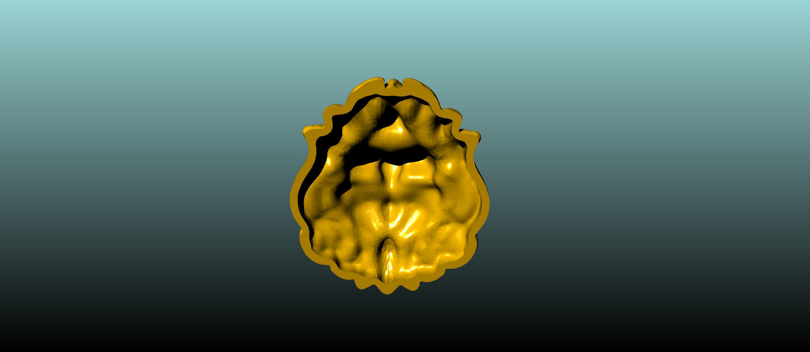 lion talisman pendant 3D print model_3