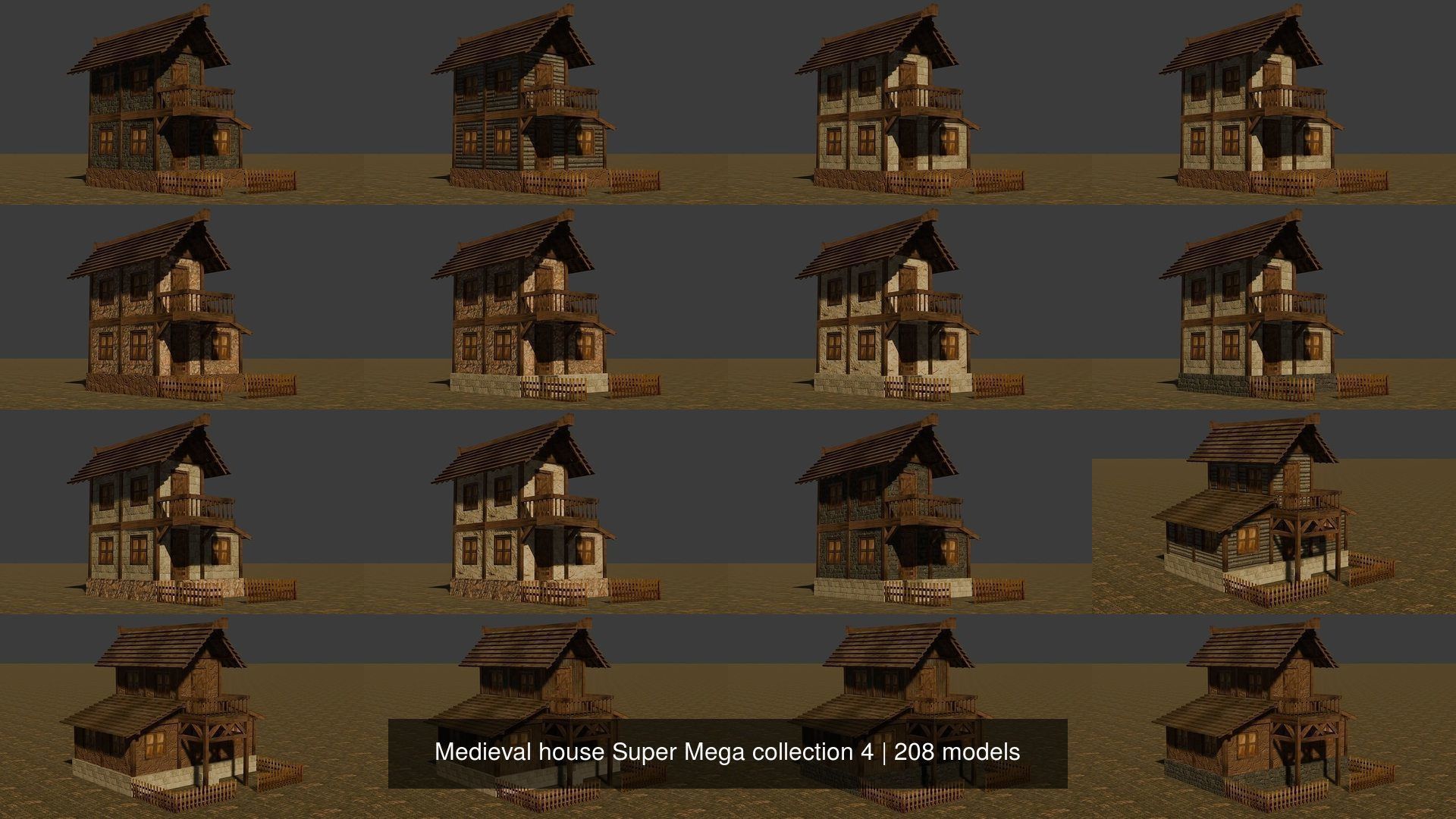 Medieval house Super Mega collection 4 _22