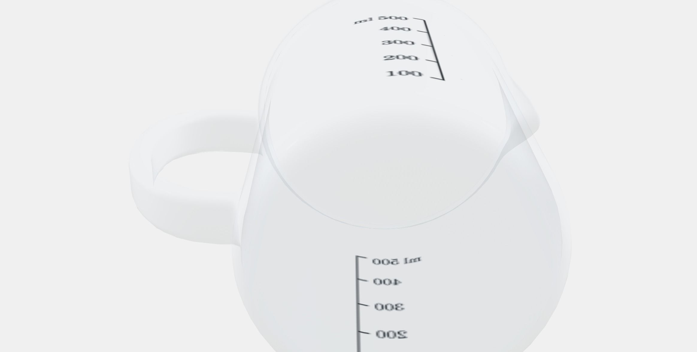 VARDAGEN Measuring jug 3 Low-poly 3D model_9