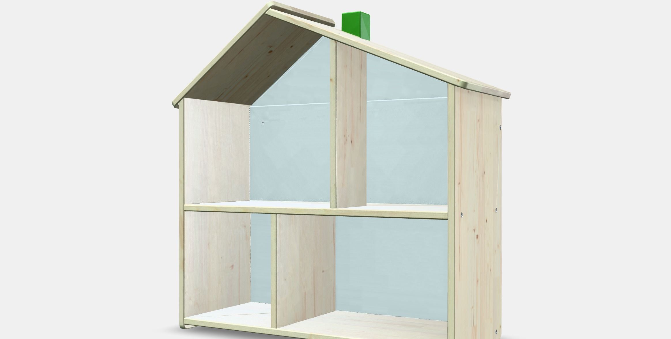 FLISAT Dolls house-wall shelf Low-poly 3D model_14