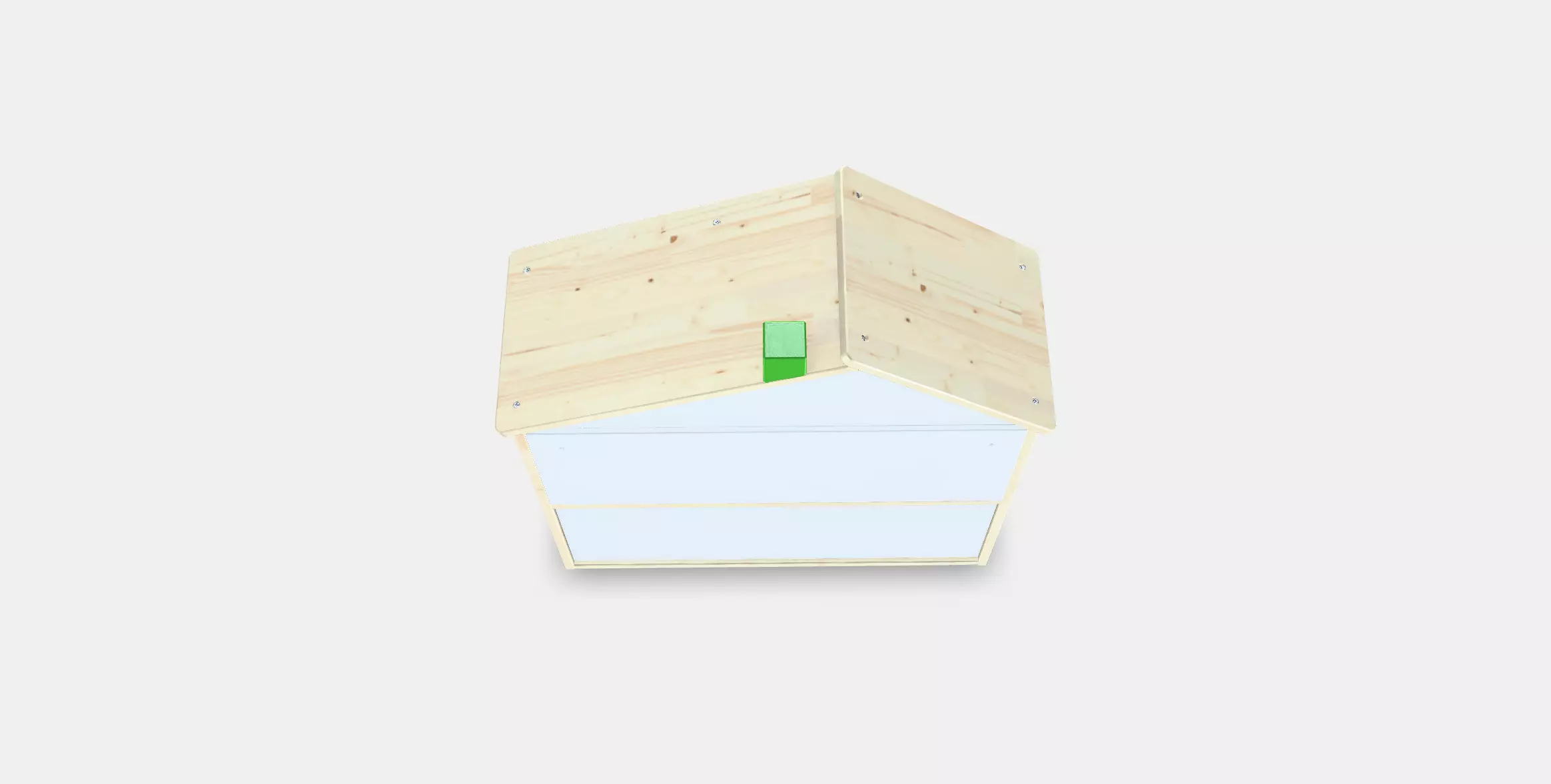 FLISAT Dolls house-wall shelf Low-poly 3D model_0