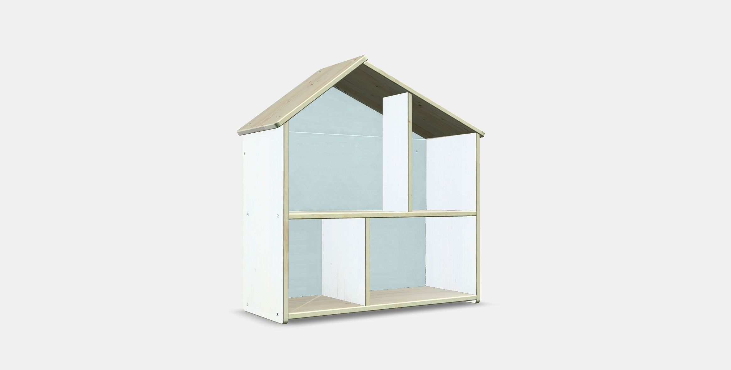 FLISAT Dolls house-wall shelf Low-poly 3D model_4