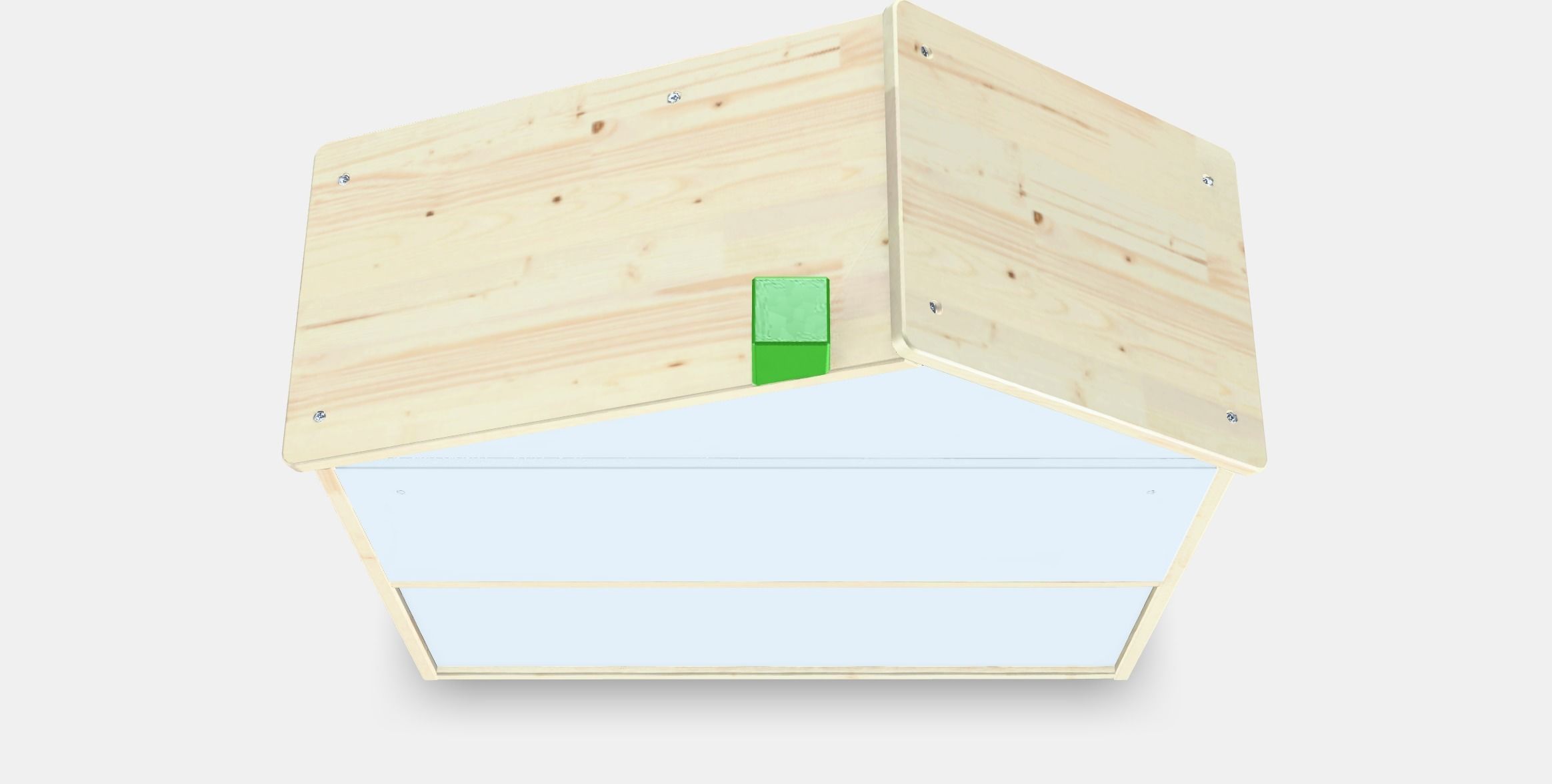 FLISAT Dolls house-wall shelf Low-poly 3D model_5