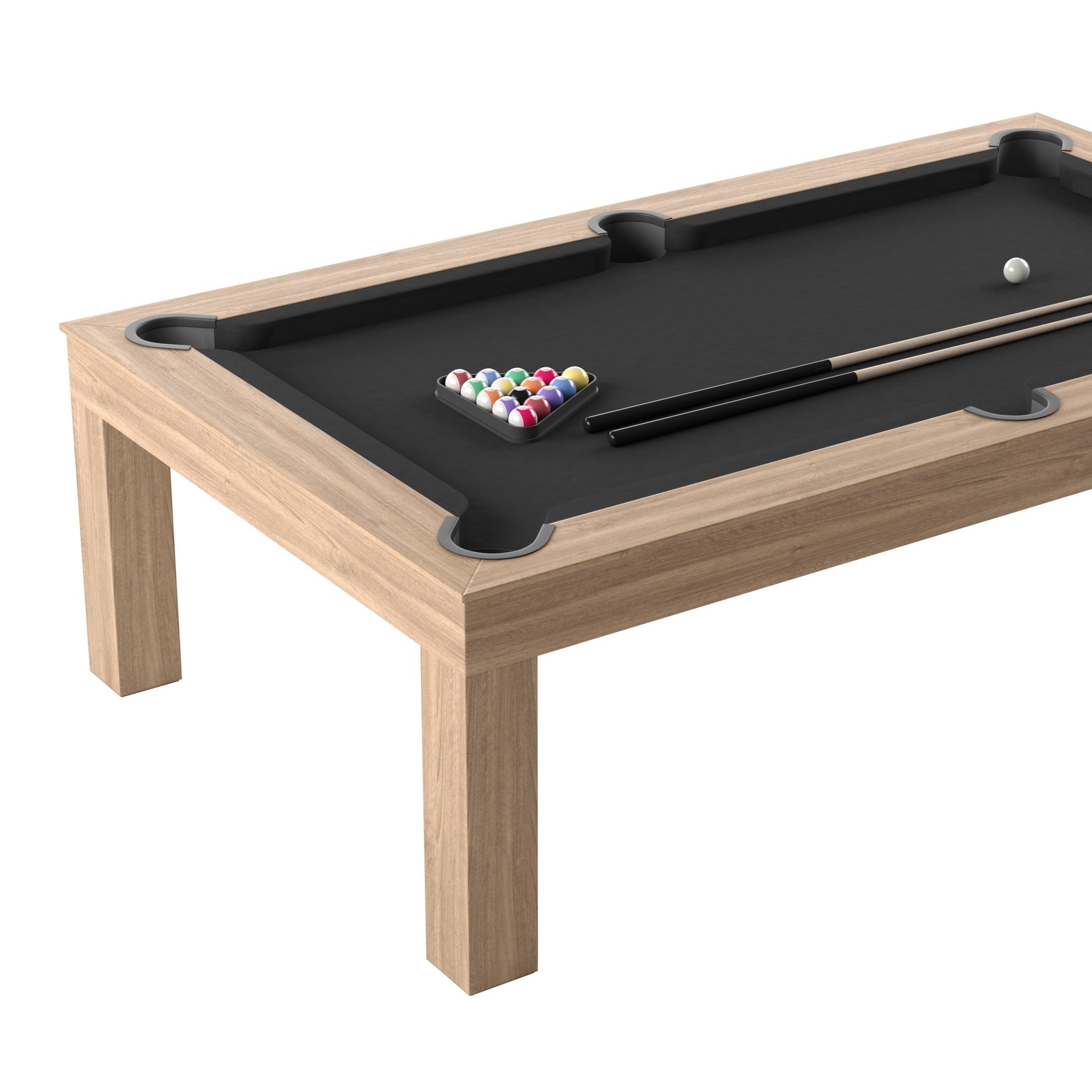 Modern Pool Table Billard 3D model_1