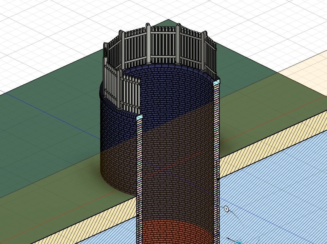 Model Railway Tunnel Vent 3D print model_20