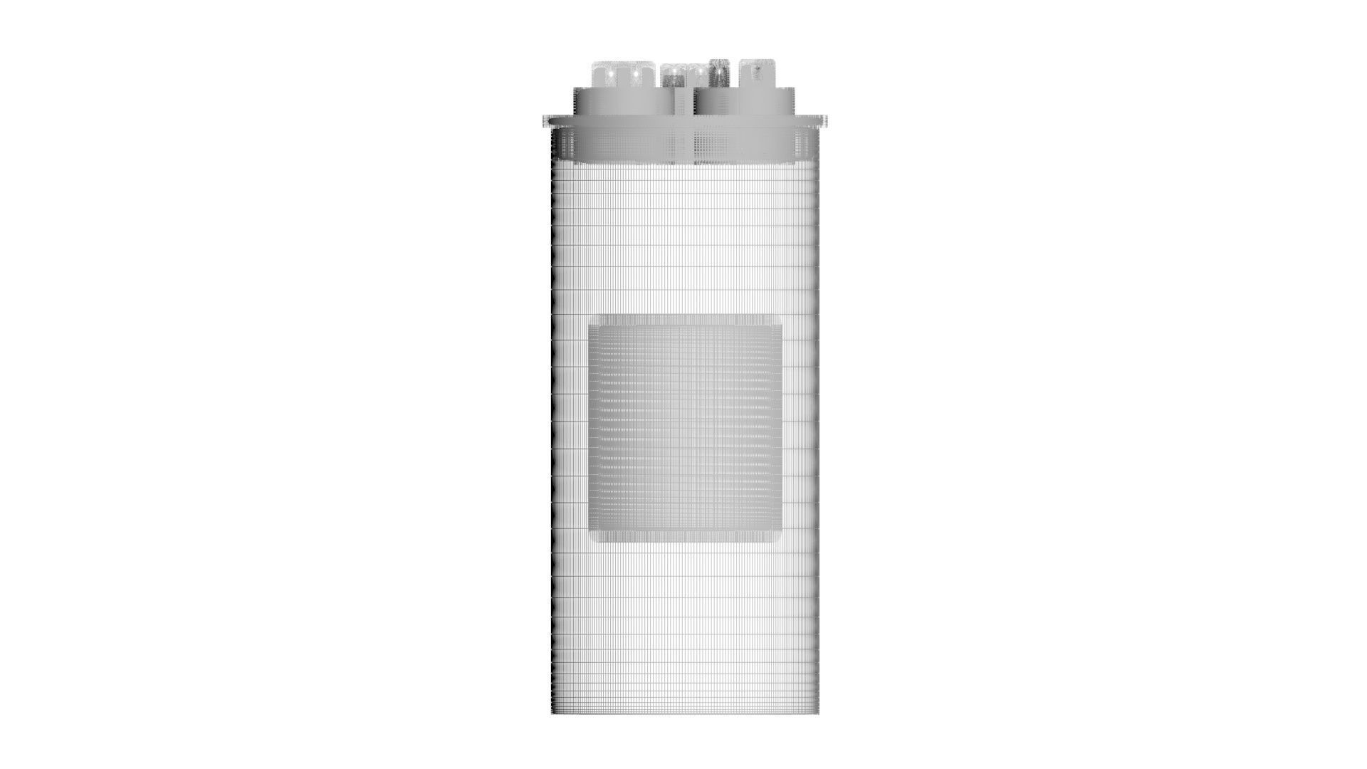 HVAC Capacitor 3D model_24