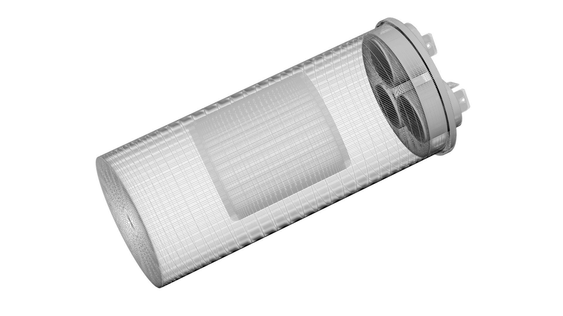 HVAC Capacitor 3D model_20