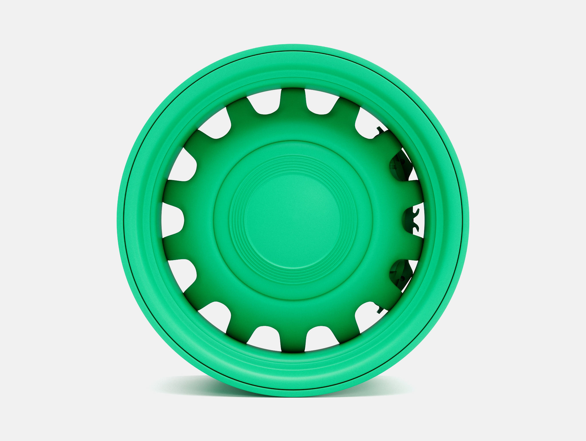 15x8 US Artillery 555 Wheel and Brake 3D print model_2