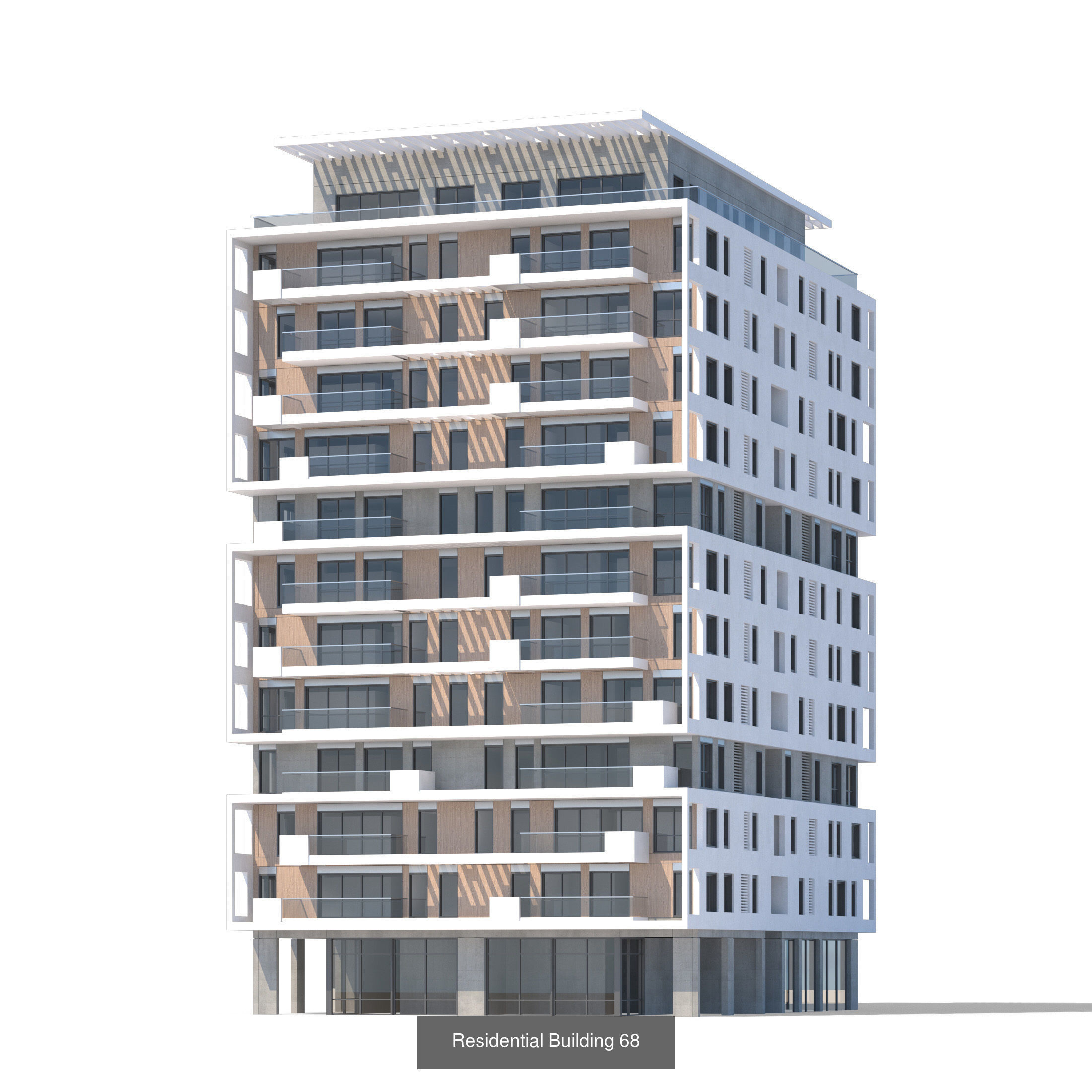 3D Buildings HD 3D Model Collection_8