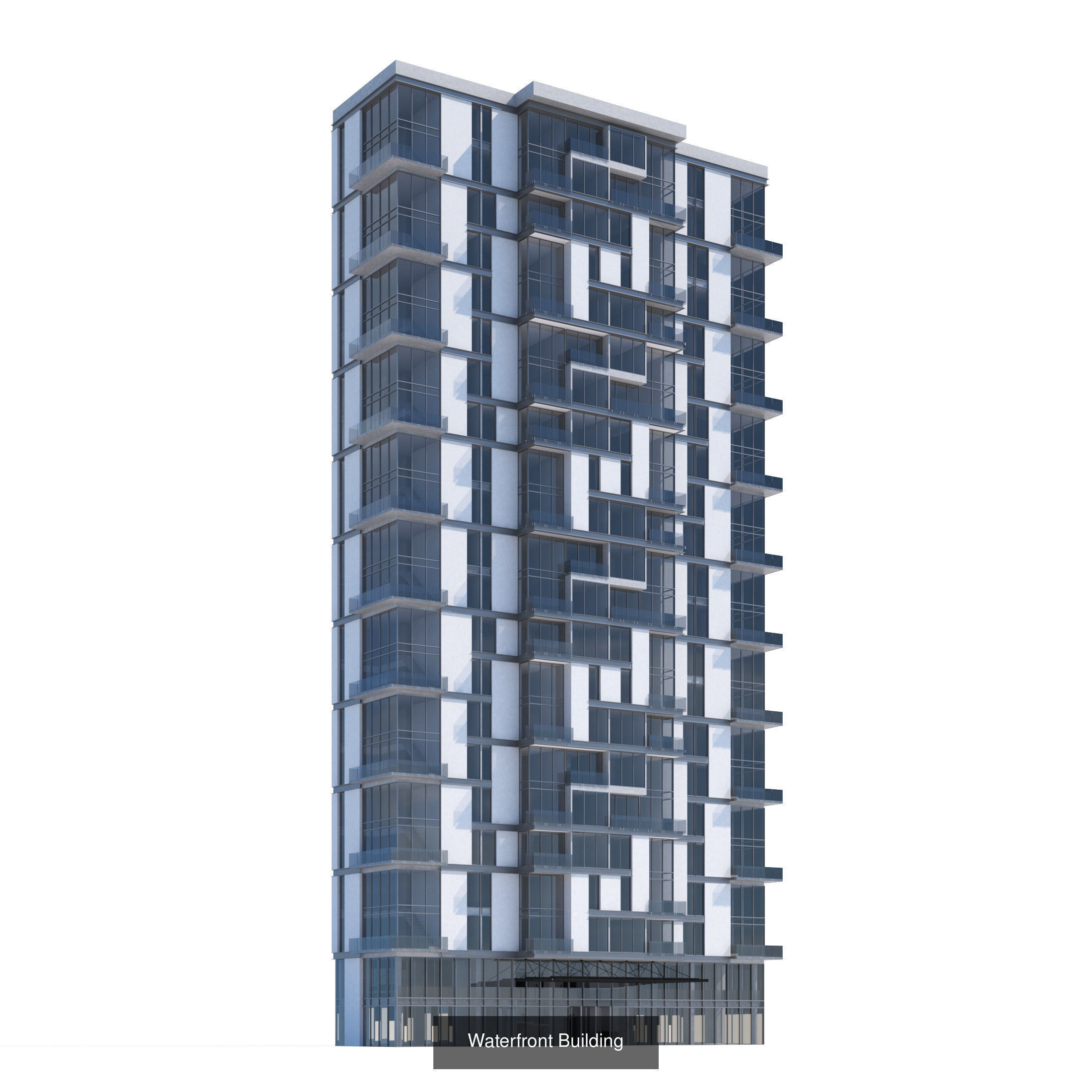 3D Buildings HD 3D Model Collection_7