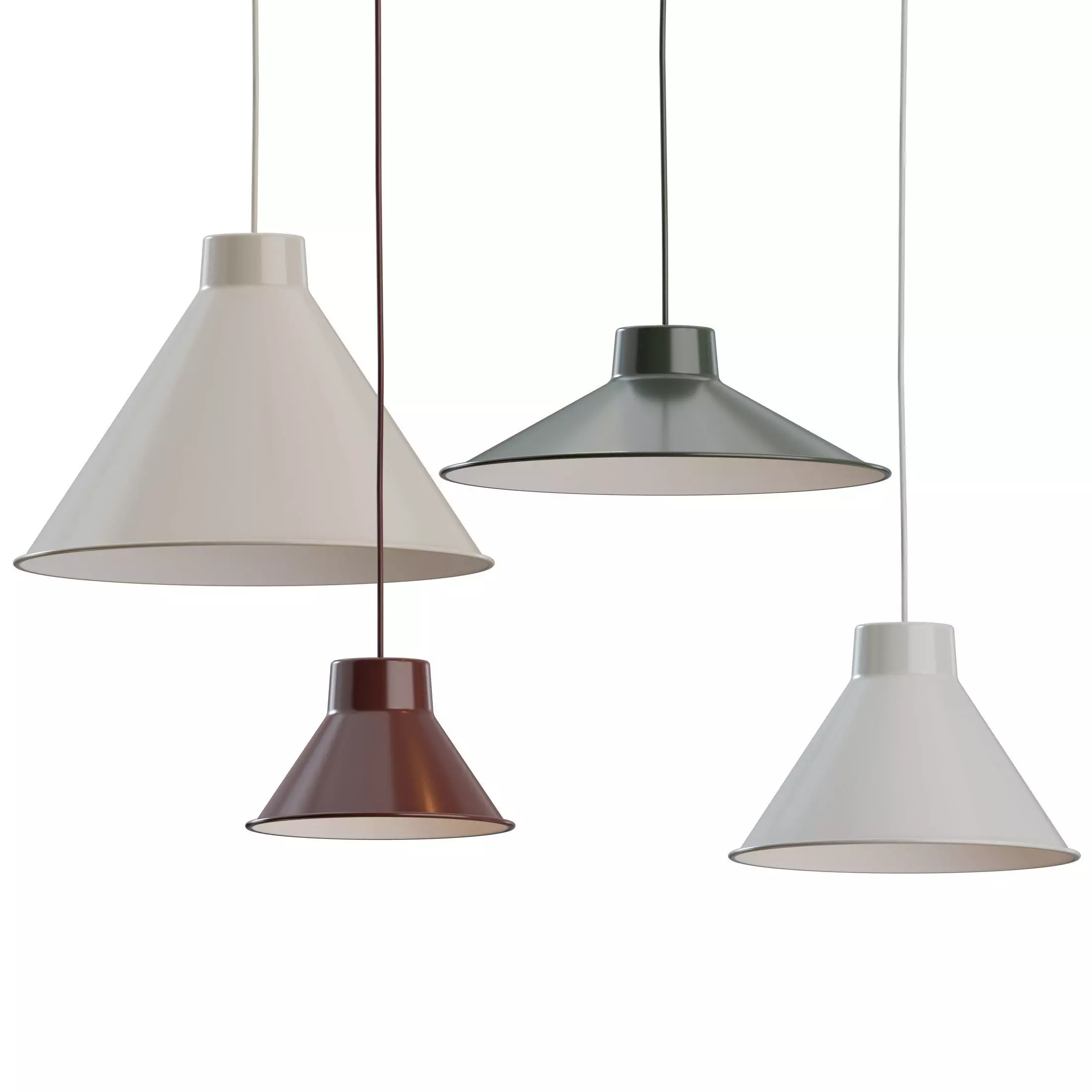 Top Pendant Lamps by Muuto 3D model_0
