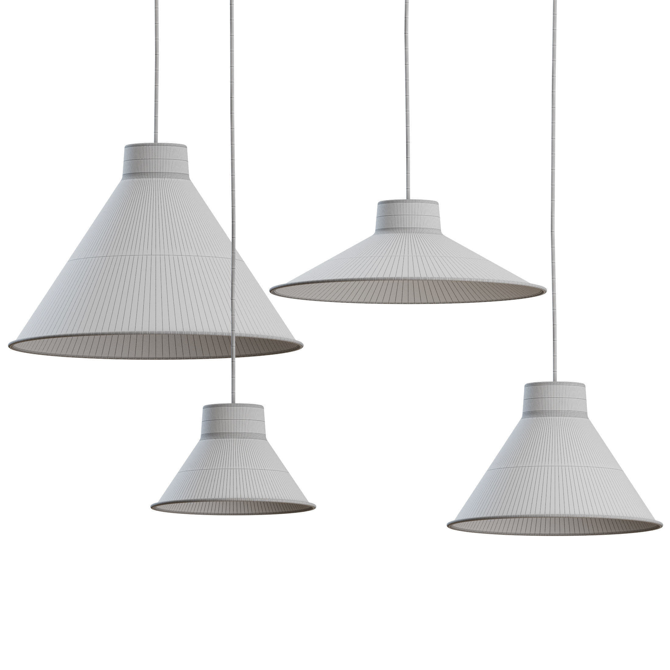 Top Pendant Lamps by Muuto 3D model_2