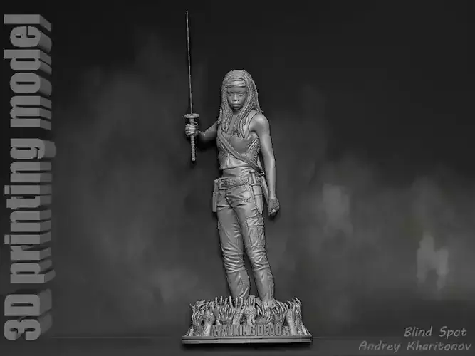 The Walking dead mishonne 3D print model