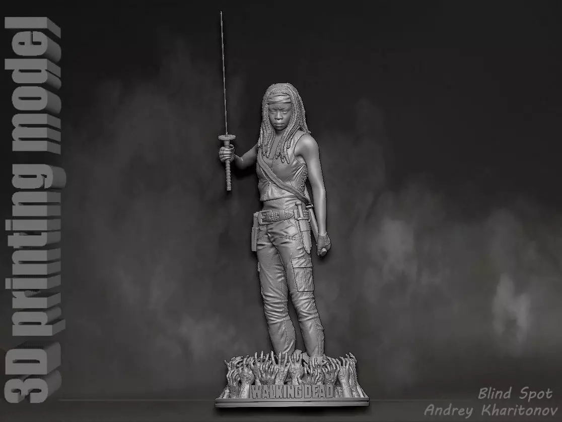 The Walking dead mishonne 3D print model