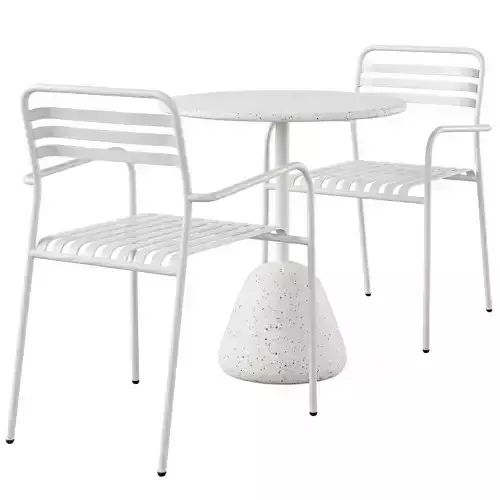 Garden chair Manni and table Saura
