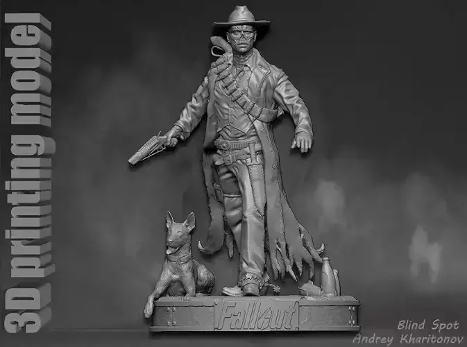 Ghoul Fallout 3D print model