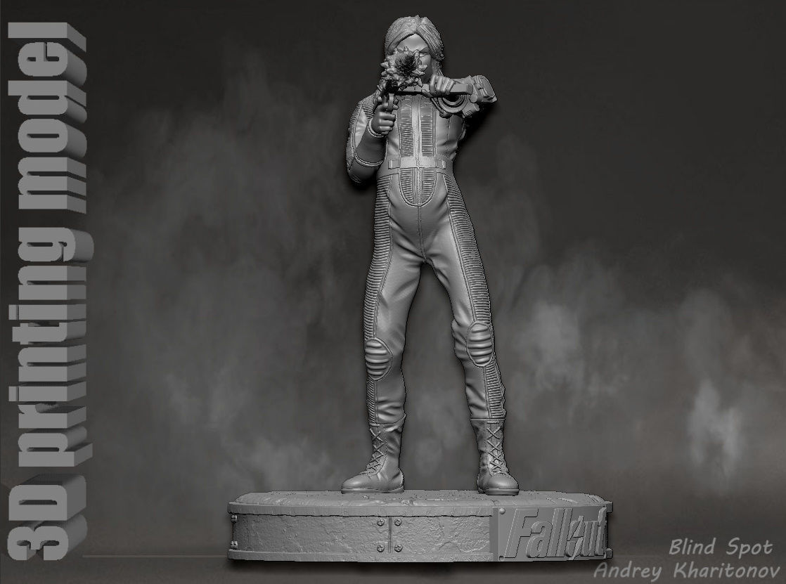 Steph Harper Fallout 3D print model_9